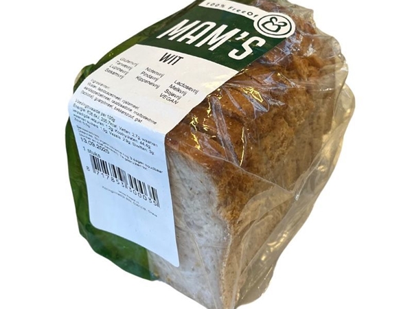 Glutenvrij wit half gesneden MAM's