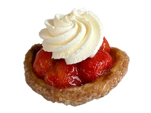 Aardbeien schelp + slagroom
